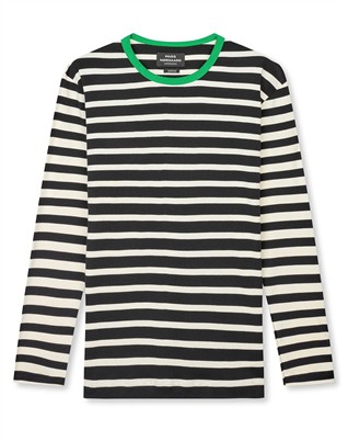 Trio Rib Tobias Langærmet Trøje - Verdant Green